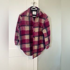 Aritzia Wilfred Free Ganna Shirt Jacket Size Medium Brand New With Tags